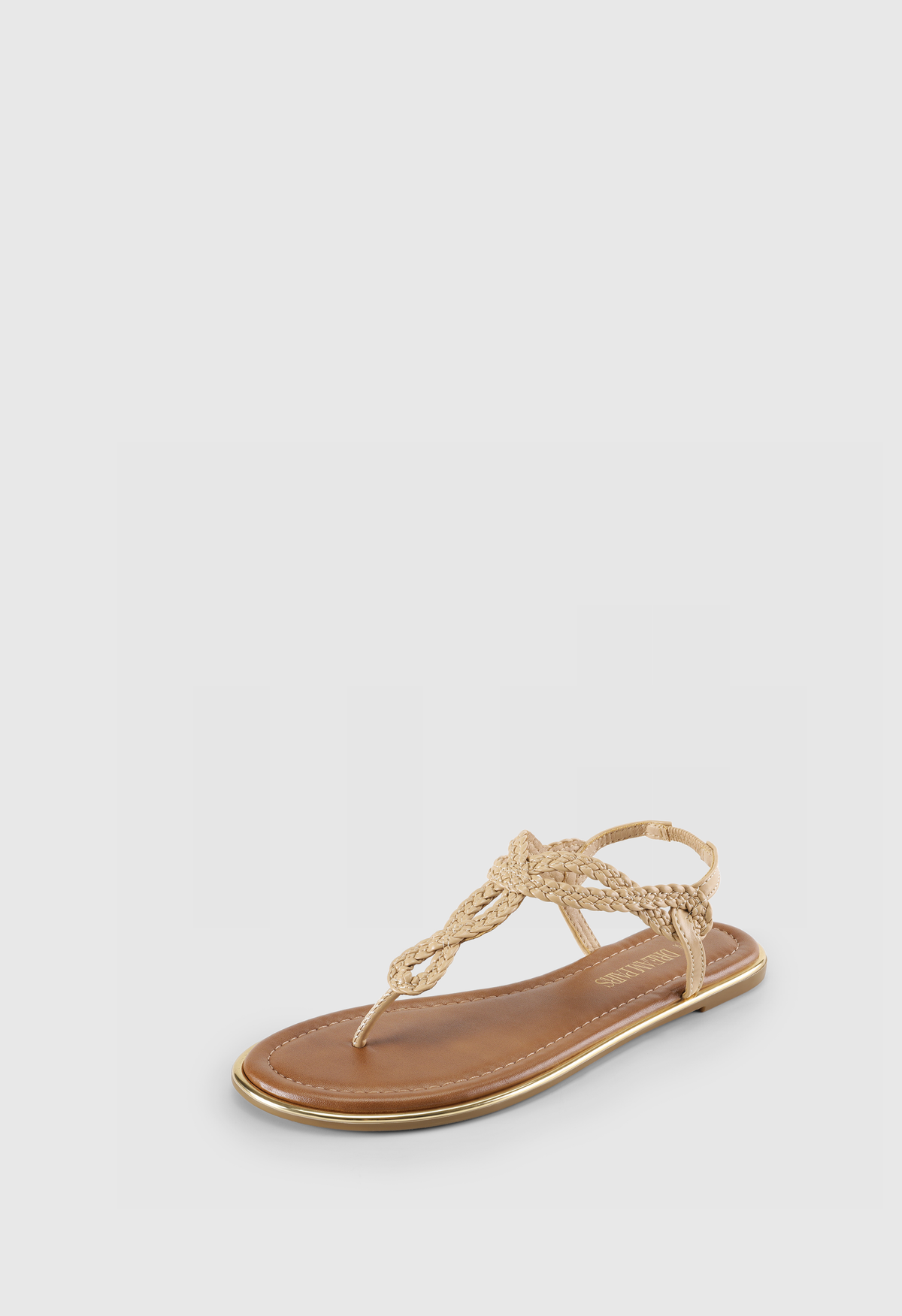 Women’s Flat Strappy Sandals Comfortable Ankle T-Strap Beach Shoes